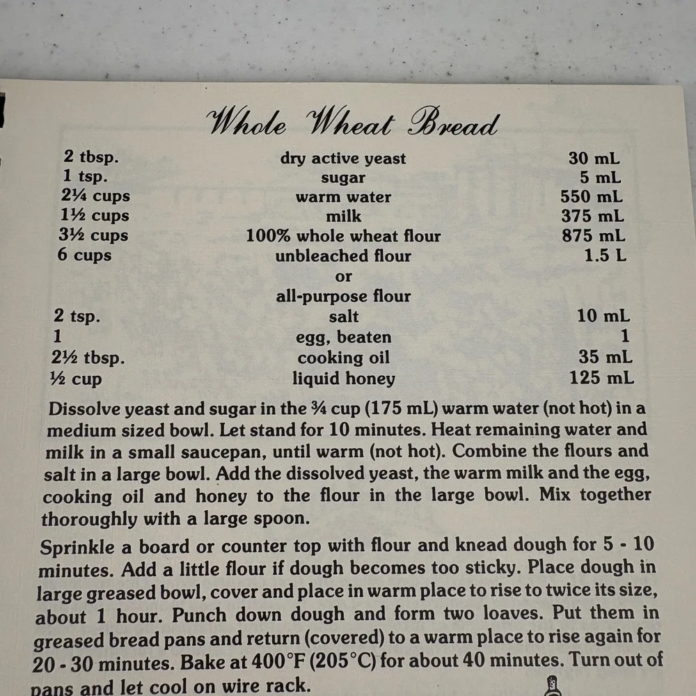 Experience‎ a Taste of Wine Grape & Wine Recipes Cookbook Ontario 1985 Vintage